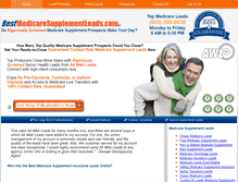 Tablet Screenshot of bestmedicaresupplementleads.com